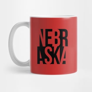 Graphic Nebraska Design with unique contrast Mug